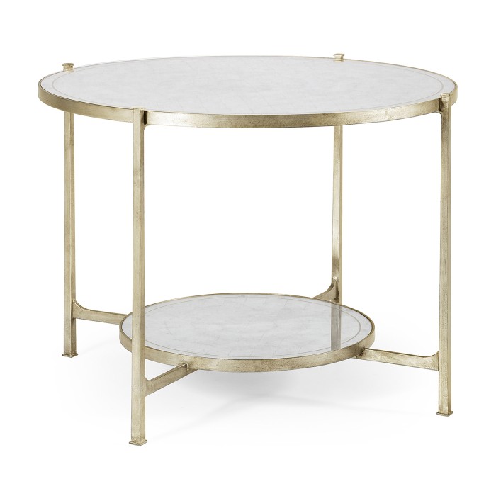 Églomisé & Silver Iron Centre Table