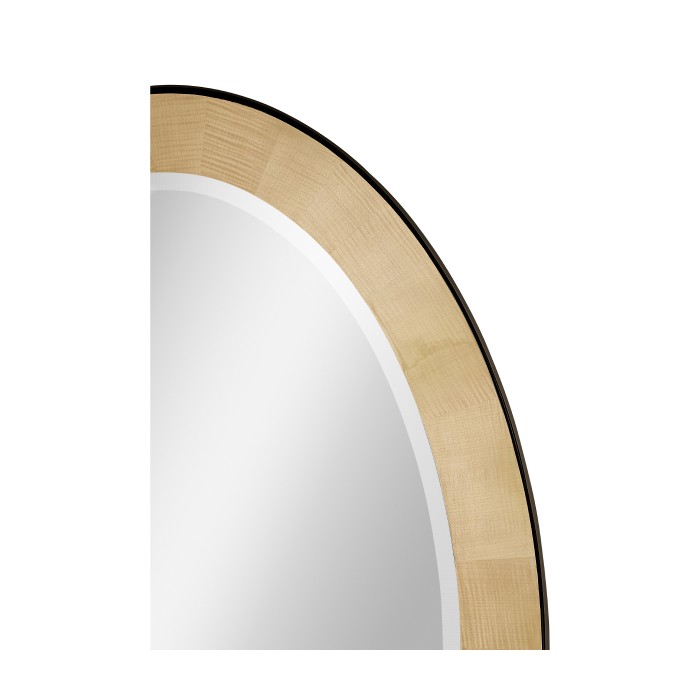 Art Deco Oval Mirror
