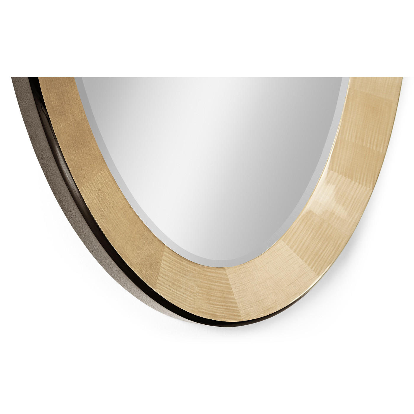 Art Deco Oval Mirror