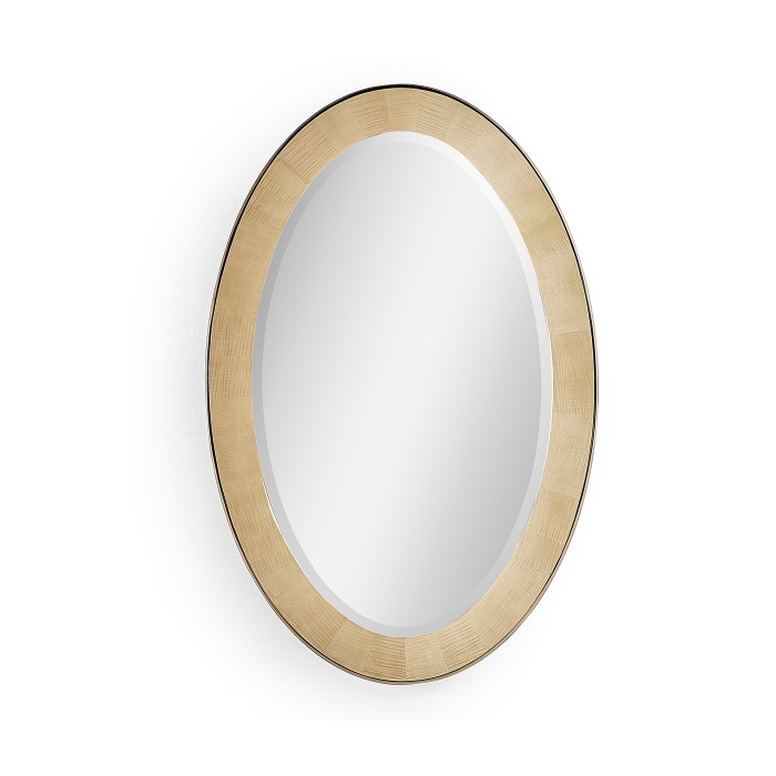 Art Deco Oval Mirror