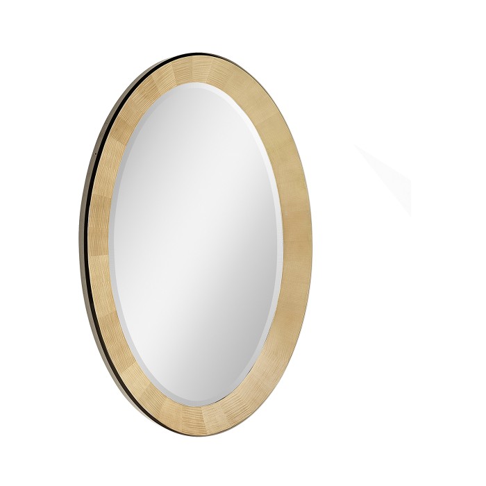 Art Deco Oval Mirror