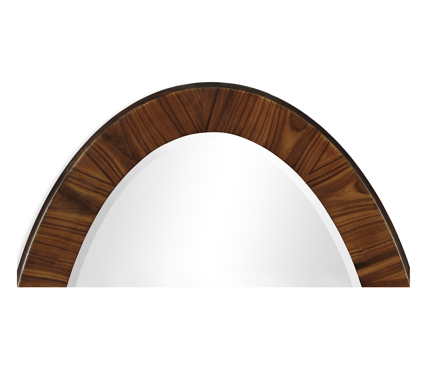 Art Deco Satin Oval Mirror