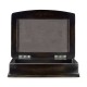Anthracite Faux Shagreen Bronze Leaf Box