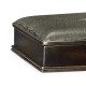 Anthracite Faux Shagreen Bronze Leaf Box