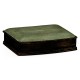 Green Faux Shagreen Bronze Box
