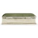 Green Faux Shagreen Silvered Box