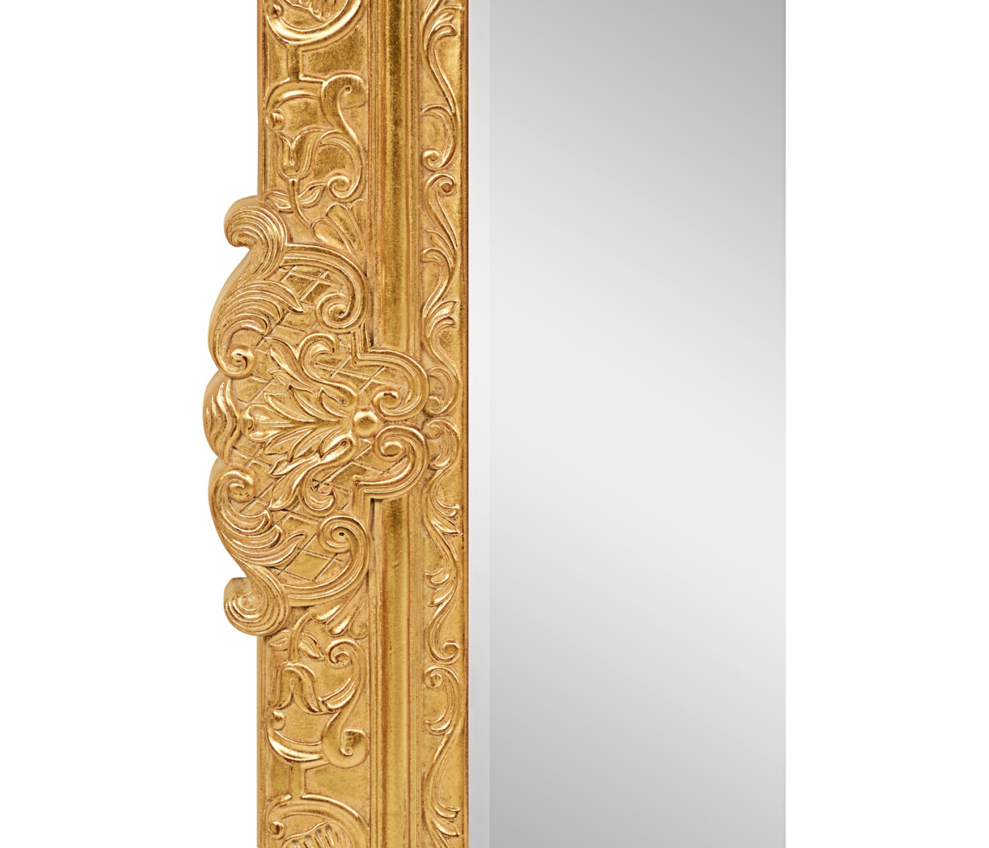 French Style Gilded Grisaille Mirror