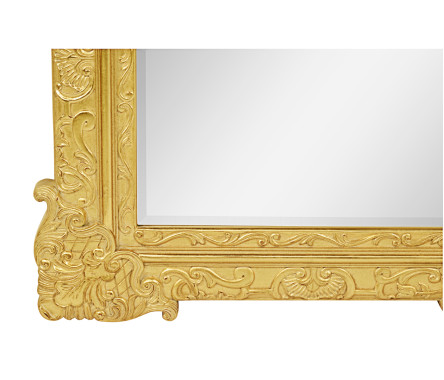 French Style Gilded Grisaille Mirror
