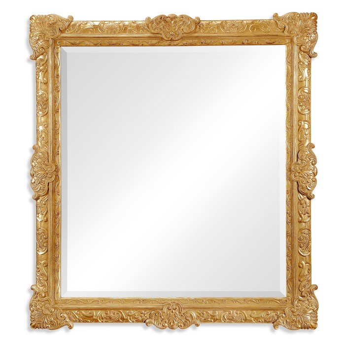French Style Gilded Grisaille Mirror