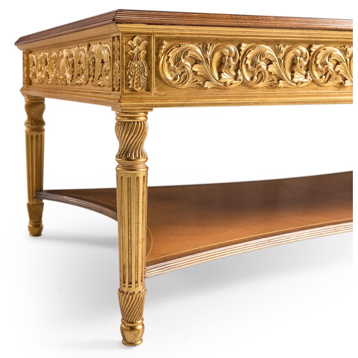 Louis XIV Style Rectangular Coffee Table
