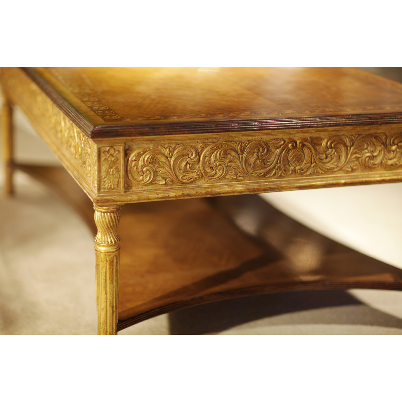 Louis XIV Style Rectangular Coffee Table