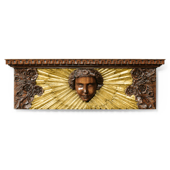 Wood Carved Mahogany Decoration