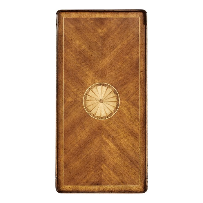 Satinwood Adjustable Sofa/Bed Table