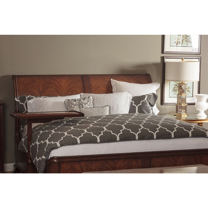 Satinwood Adjustable Sofa/Bed Table
