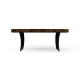 Oval Art Deco Macassar Ebony High Lustre Coffee Table