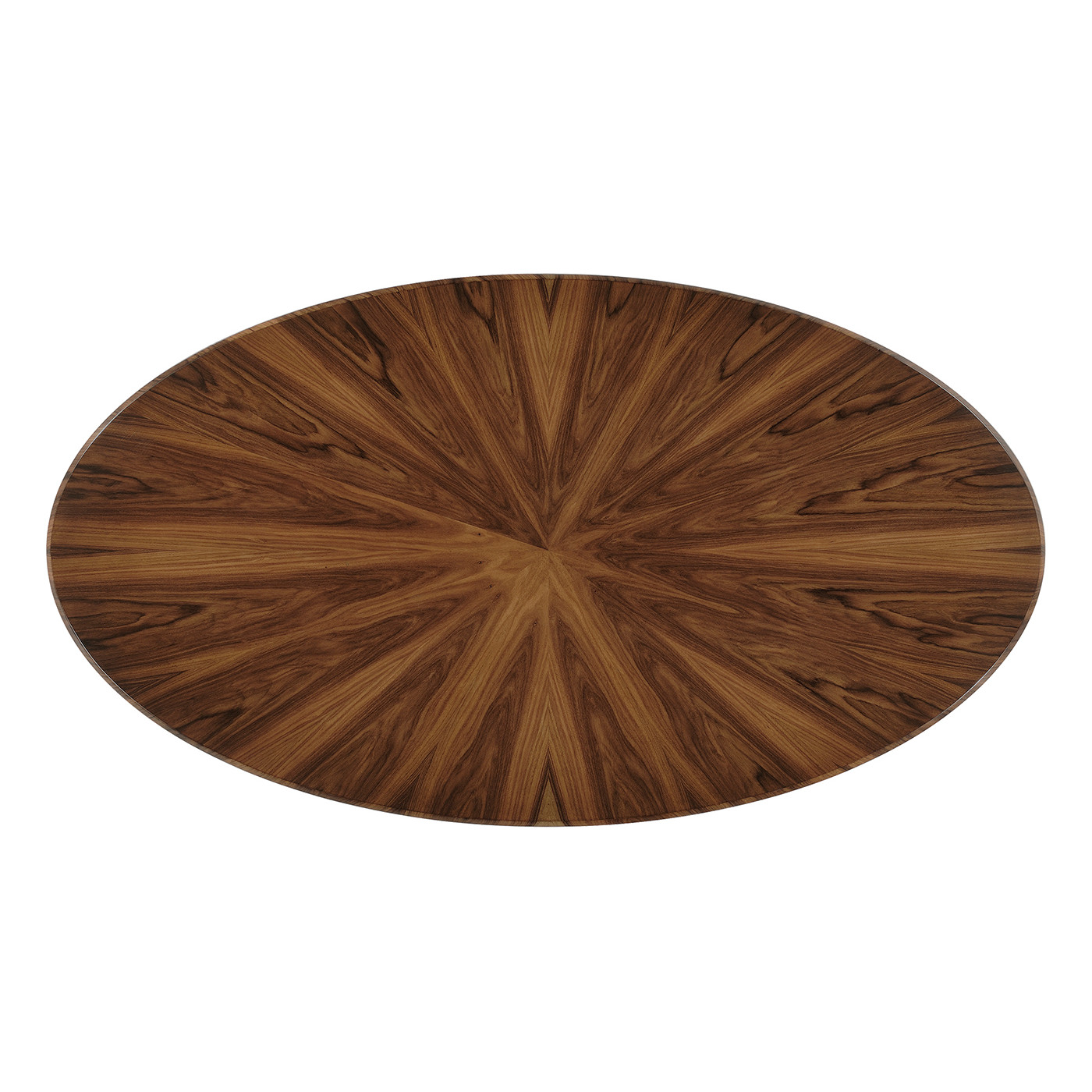 Art Deco High Lustre Oval Coffee Table