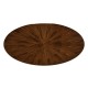 Art Deco Satin Oval Coffee Table 