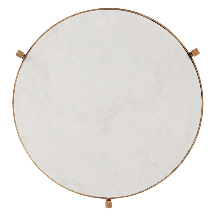 Large Scagliola & Gilded Round Side Table