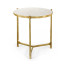Large Scagliola & Gilded Round Side Table