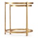 Églomisé & Gilded Iron Round Nest of Tables