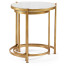 Églomisé & Gilded Iron Round Nest of Tables