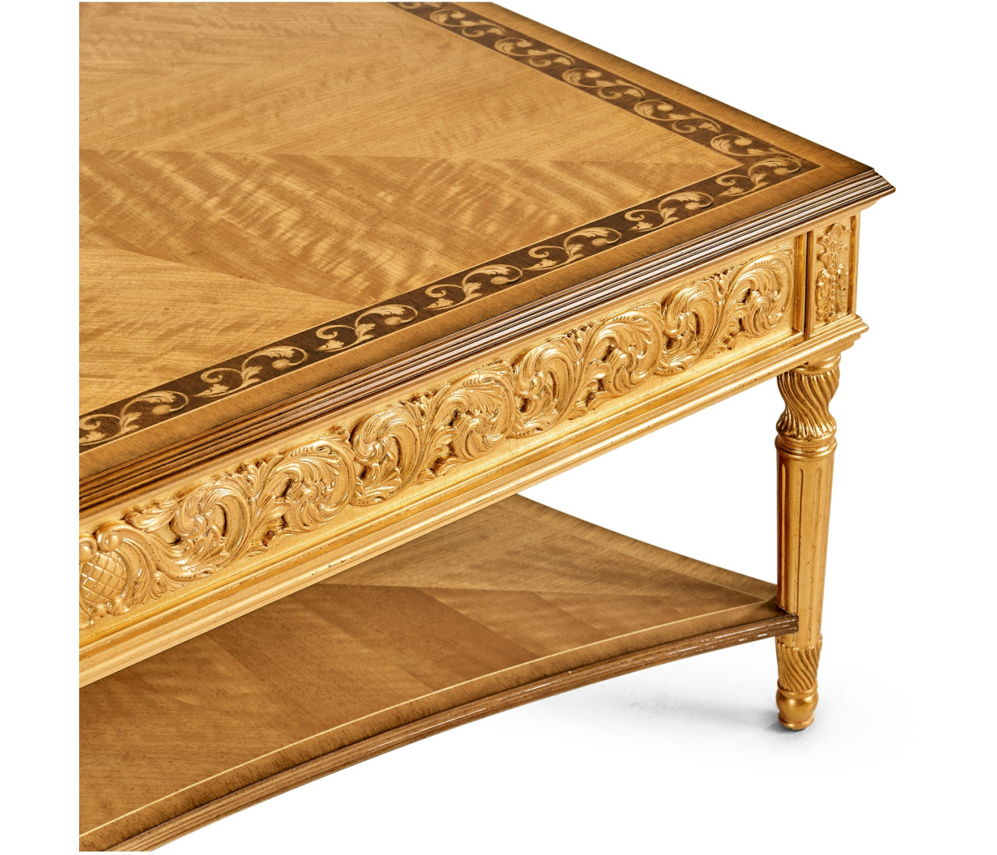 Louis XIV Style Square Coffee Table