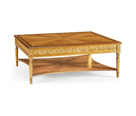 Louis XIV Style Square Coffee Table