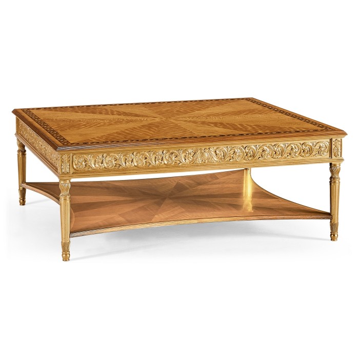 Louis XIV Style Square Coffee Table