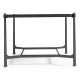 Églomisé & Bronze Iron Rectangular Coffee Table