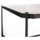 Églomisé & Bronze Iron Rectangular Coffee Table