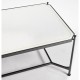 Églomisé & Bronze Iron Rectangular Coffee Table