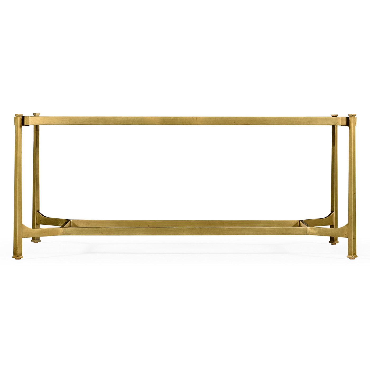 Antique Mirror & Gilded Rectangular Coffee Table