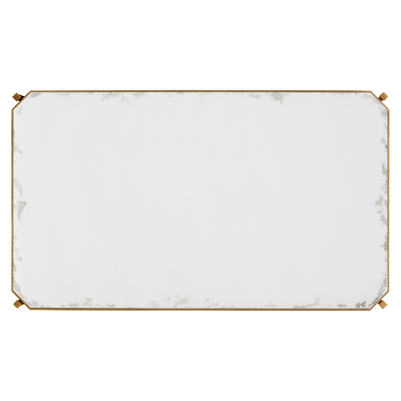 Antique Mirror & Gilded Rectangular Coffee Table