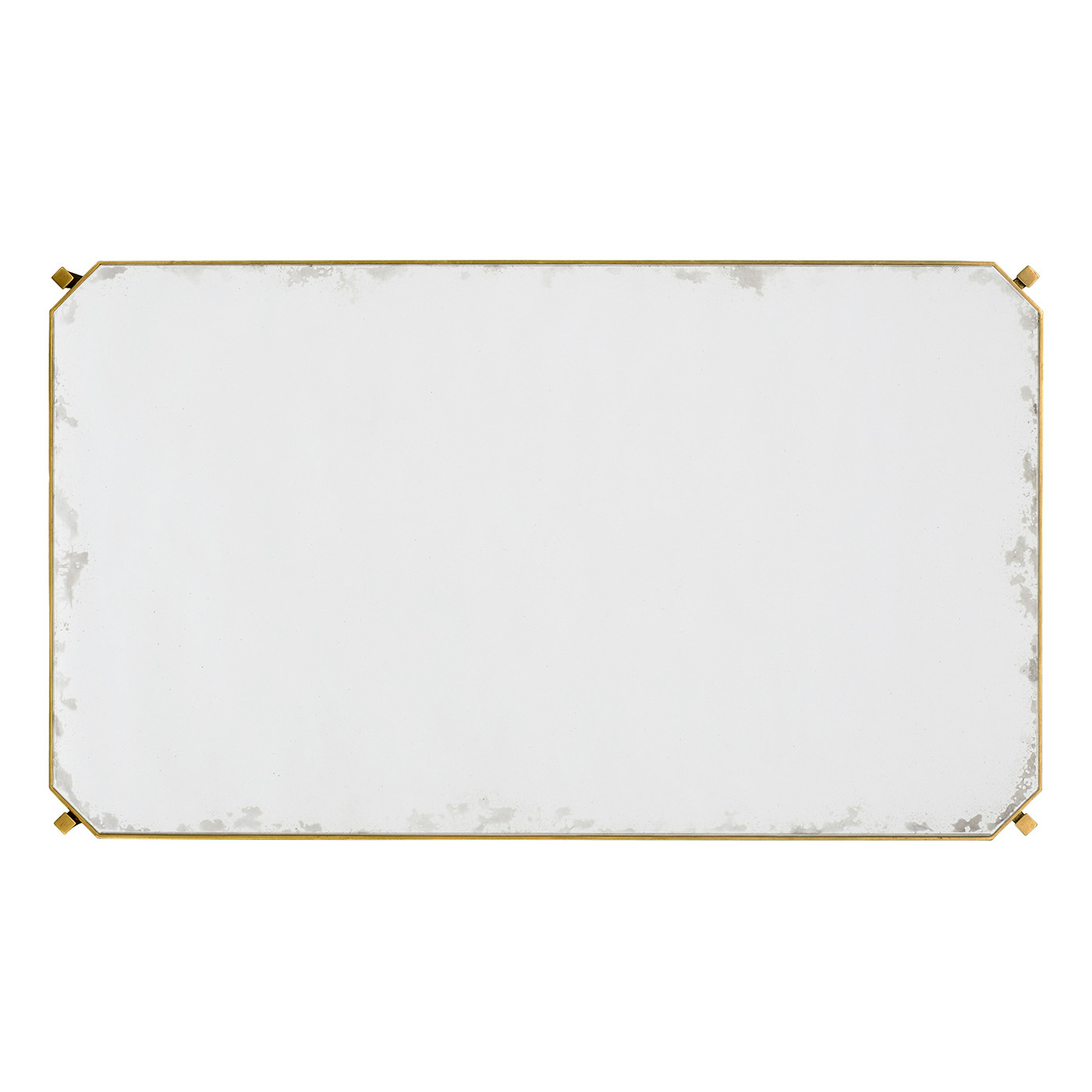 Antique Mirror & Gilded Rectangular Coffee Table
