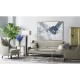 Antique Mirror & Silver Rectangular Coffee Table