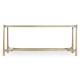 Églomisé & Silver Iron Rectangular Coffee Table
