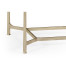 Églomisé & Silver Iron Rectangular Coffee Table