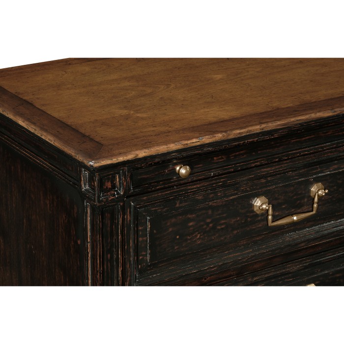 Directoire style bedside chest (Walnut)