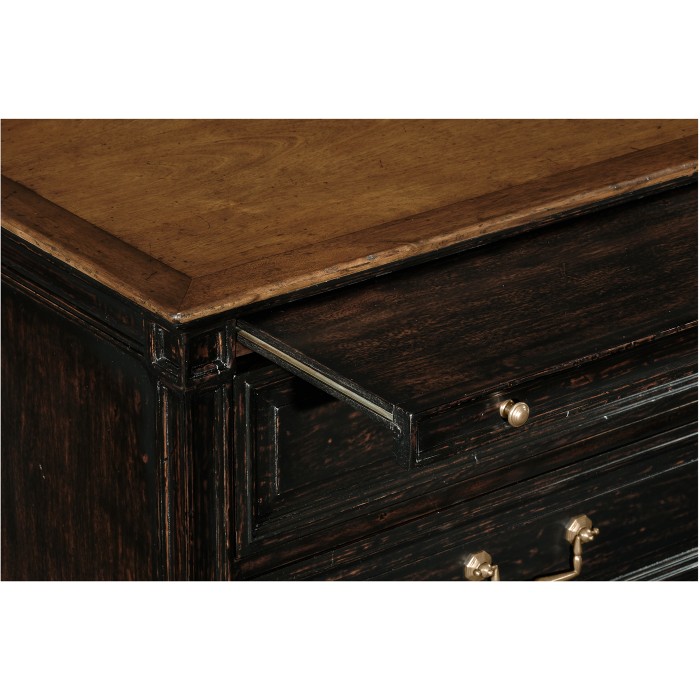 Directoire style bedside chest (Walnut)