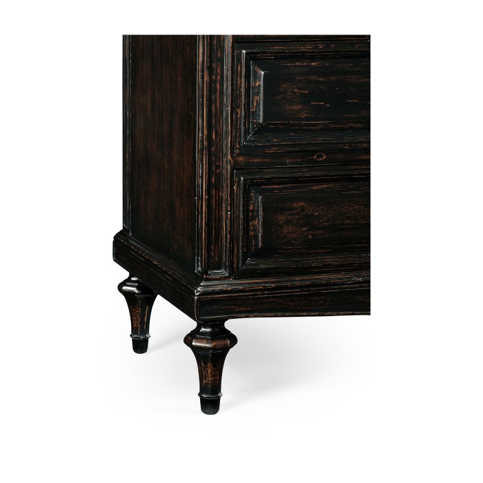 Directoire style bedside chest (Walnut)