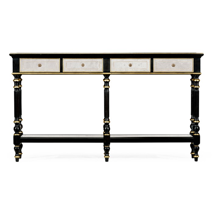 Black & Mirrored console