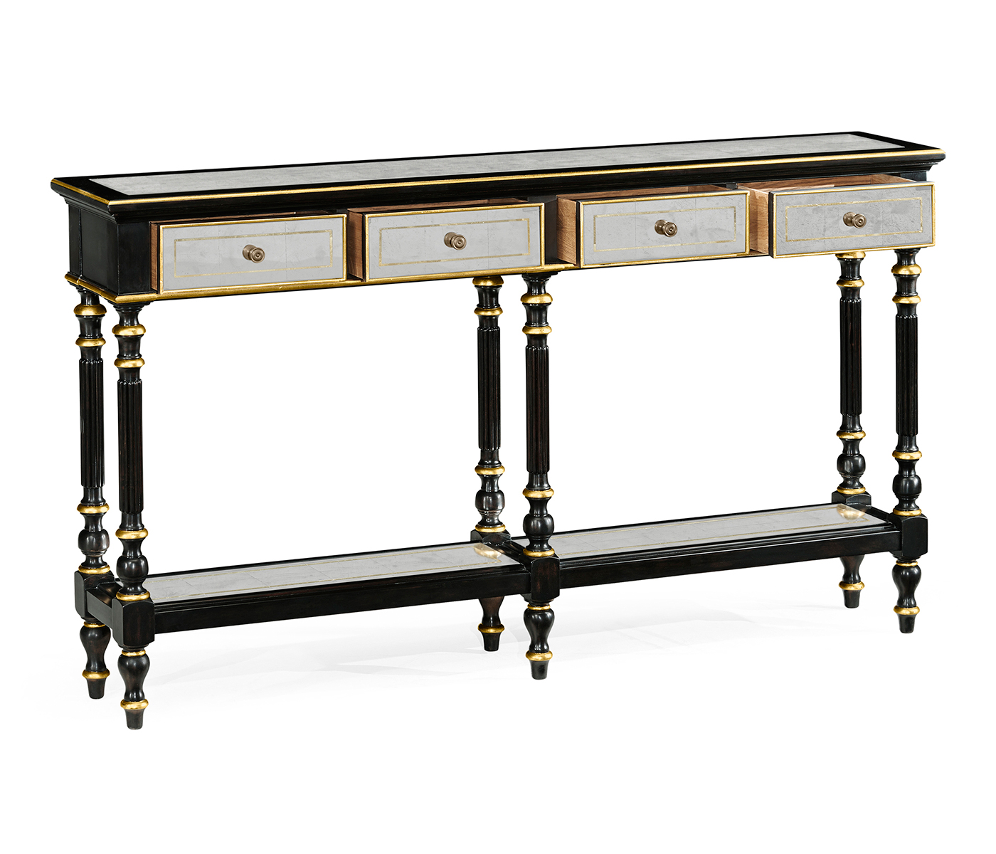 Black & Mirrored console