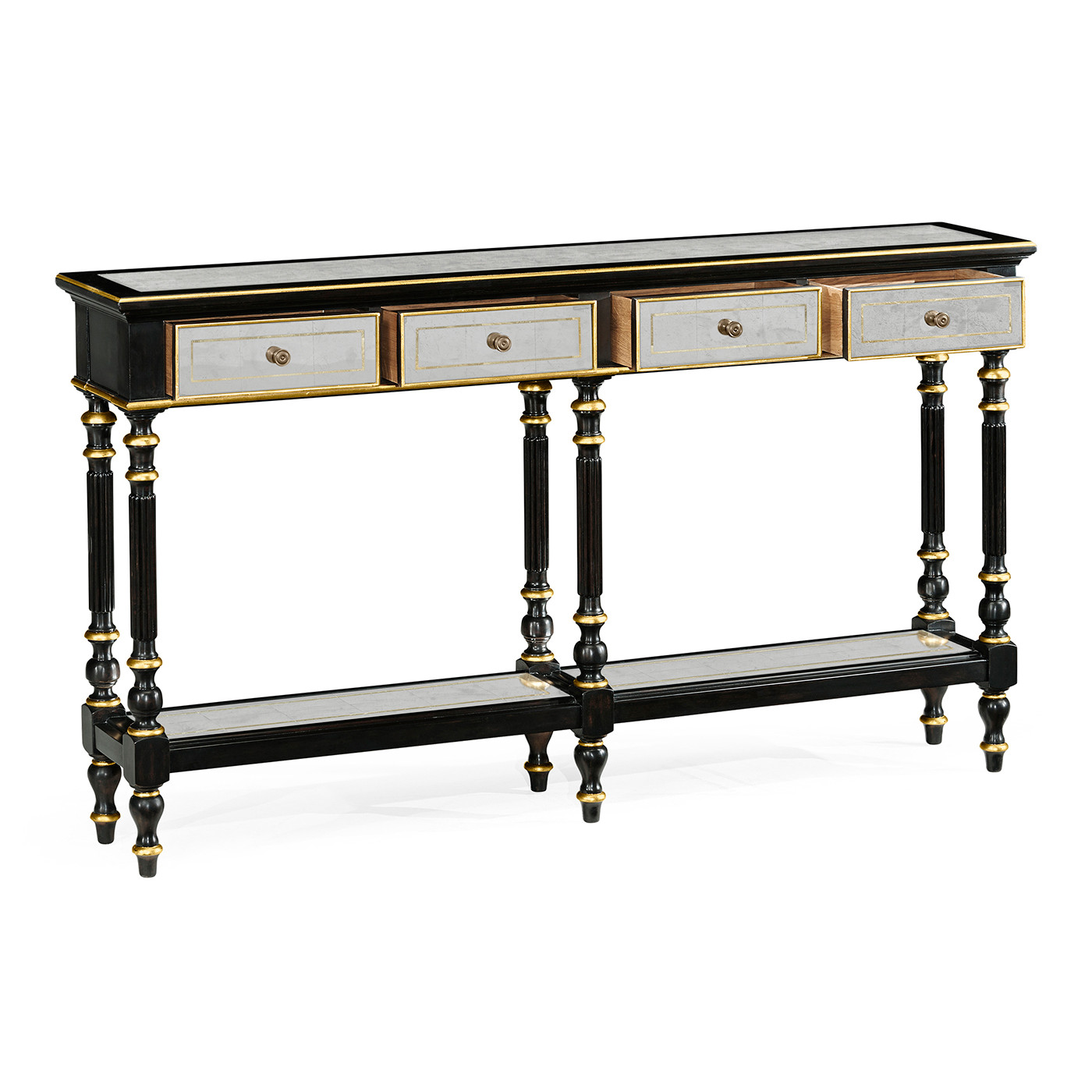 Black & Mirrored console