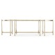 Églomisé & Silver Iron Bunching Tables