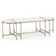 Églomisé & Silver Iron Bunching Tables