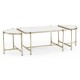 Églomisé & Silver Iron Bunching Tables