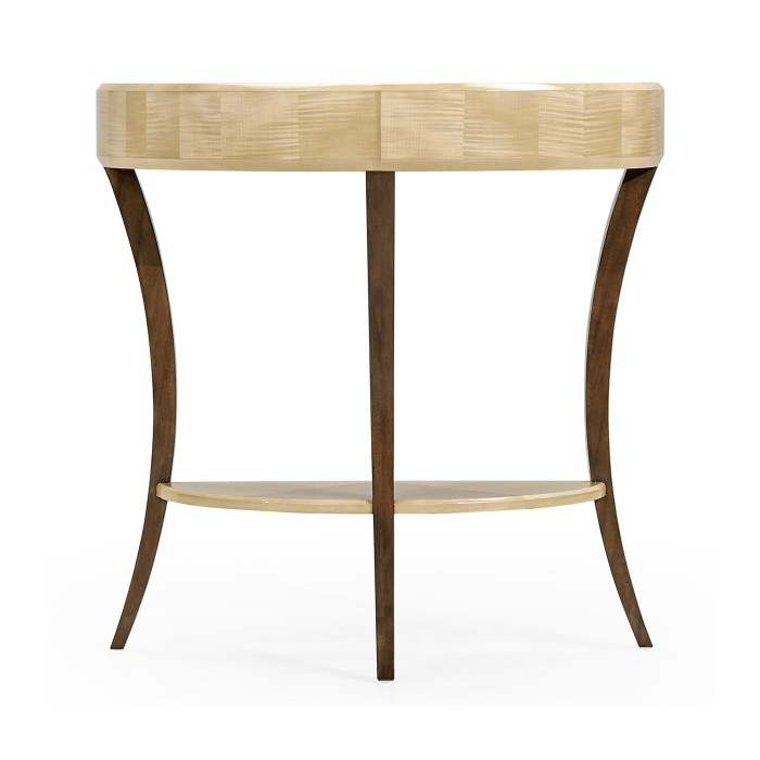 Art Deco Small Demilune Console