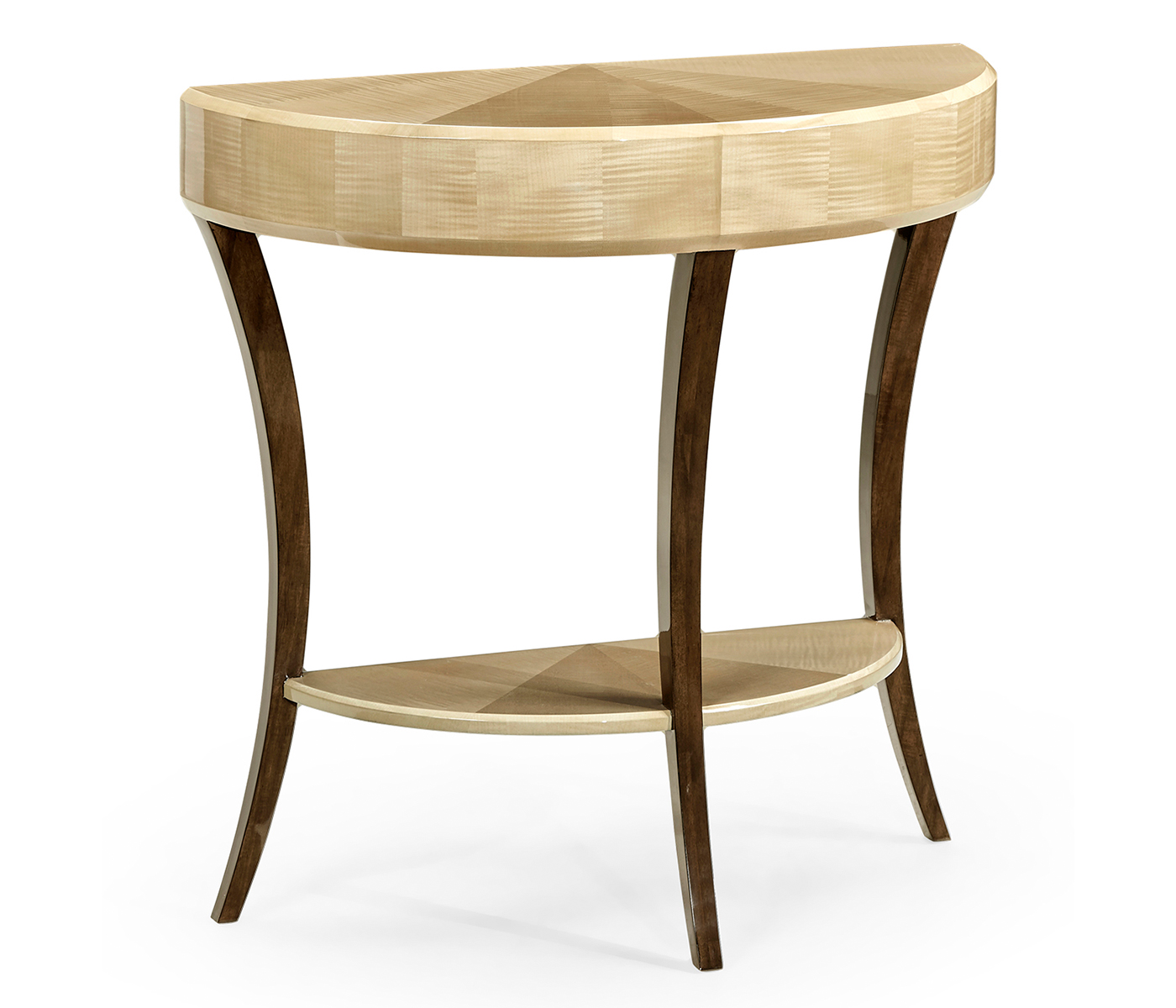 Art Deco Small Demilune Console