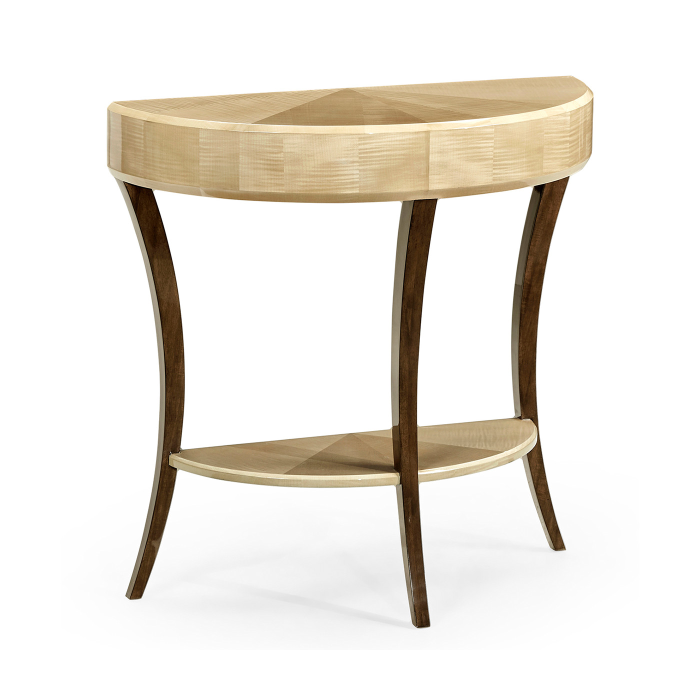 Art Deco Small Demilune Console