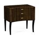 Curved Art Deco Macassar Ebony High Lustre Chest of Drawers